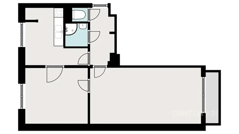 Pronájem bytu 2+1, Praha - Žižkov, Pod lipami, 52 m2