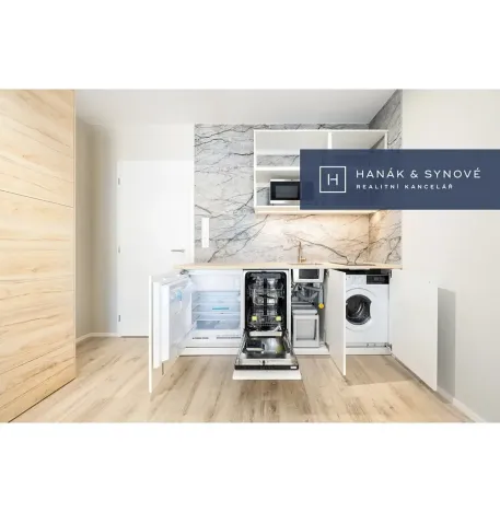 Pronájem bytu 1+kk, Brno, Chaloupkova, 22 m2