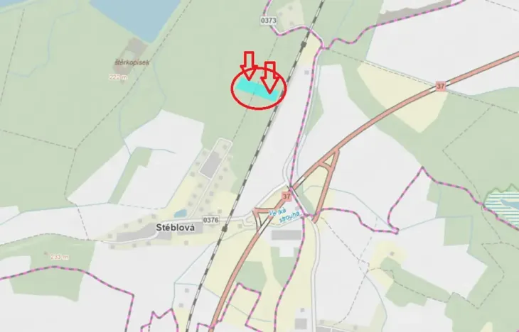 Prodej lesa, Stéblová, 16713 m2