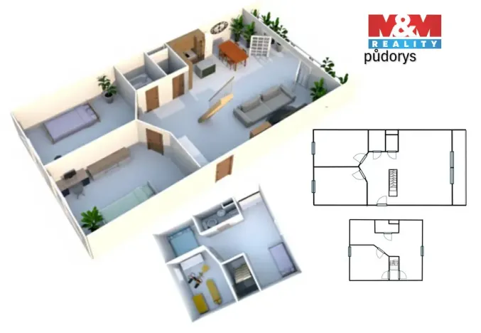 Prodej bytu 4+kk, Praha - Újezd nad Lesy, Rohožnická, 97 m2