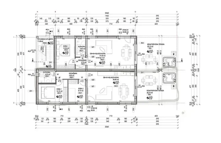 Prodej bytu 3+kk, Vrsi, Chorvatsko, Put Konobina, 79 m2
