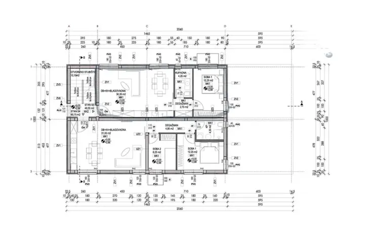 Prodej bytu 2+kk, Vrsi, Chorvatsko, Put Konobina, 65 m2