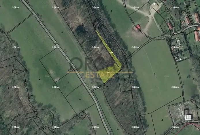Prodej podílu lesa, Úštěk, 1451 m2