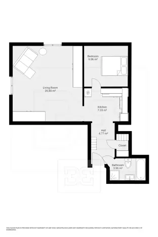 Pronájem bytu 2+kk, Praha - Smíchov, V lesíčku, 54 m2
