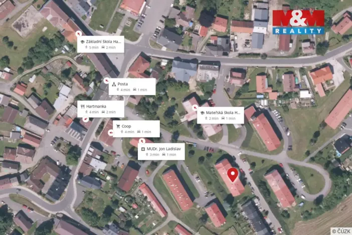 Prodej bytu 3+1, Hartmanice, 72 m2