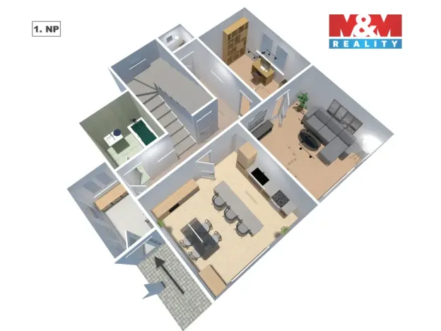 Prodej rodinného domu, Praha - Kyje, Borská, 116 m2