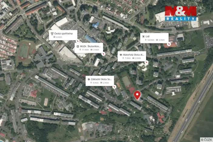 Prodej bytu 3+kk, Sokolov, Slavíčkova, 62 m2