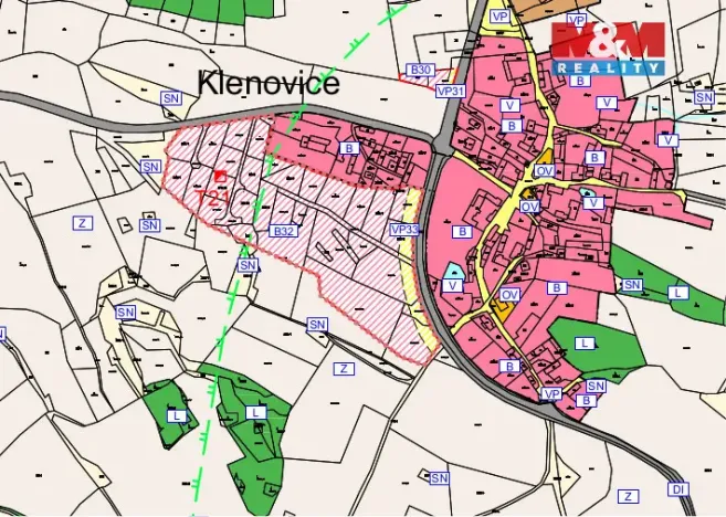 Prodej pozemku pro bydlení, Milešov - Klenovice, 1318 m2