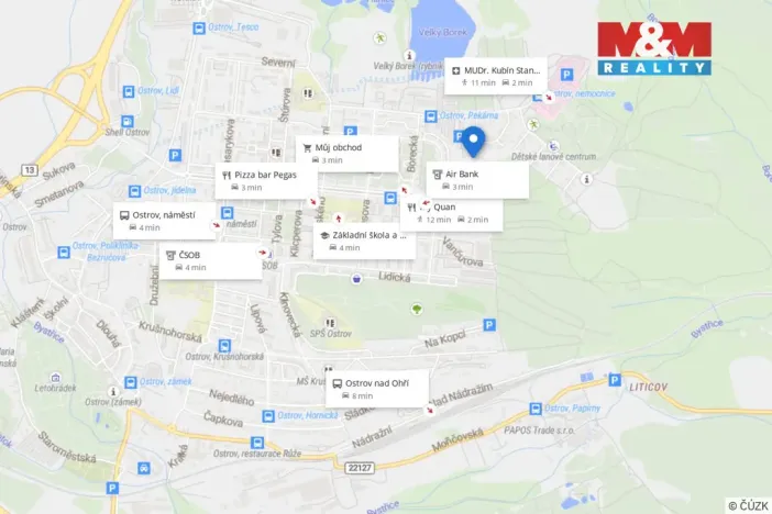 Prodej bytu 2+kk, Ostrov, Hlavní třída, 69 m2