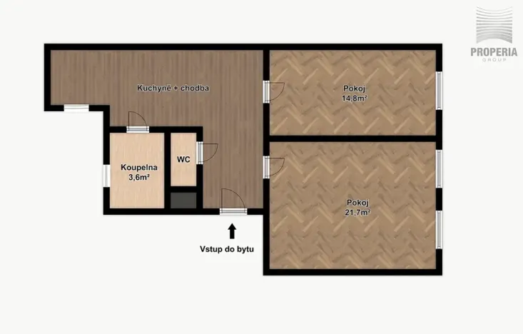 Pronájem bytu 2+1, Brno, Kobližná, 61 m2
