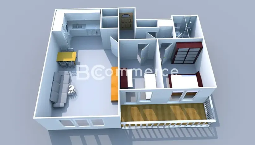 Pronájem bytu 3+kk, Brno, Kosmova, 76 m2