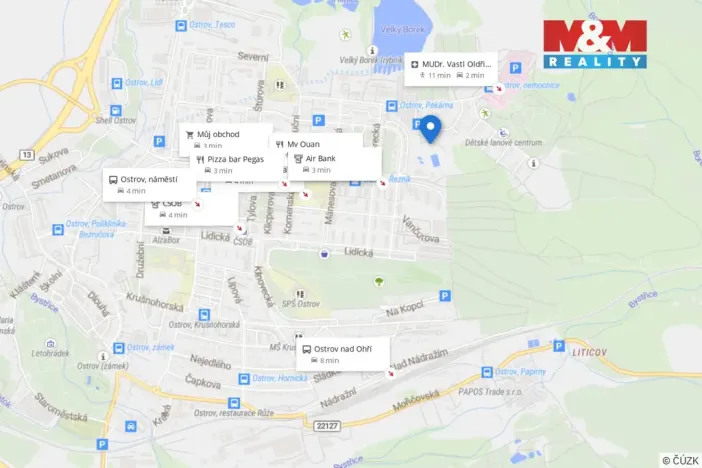 Prodej bytu 2+kk, Ostrov, Hlavní třída, 69 m2