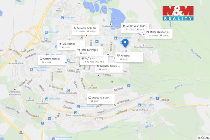 Prodej bytu 3+kk, Ostrov, Hlavní třída, 82 m2