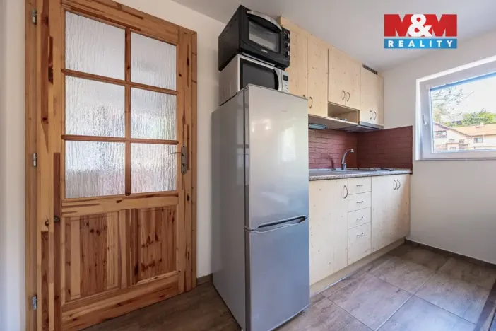 Pronájem bytu 1+kk, Březí, Jana Nepomuckého, 22 m2