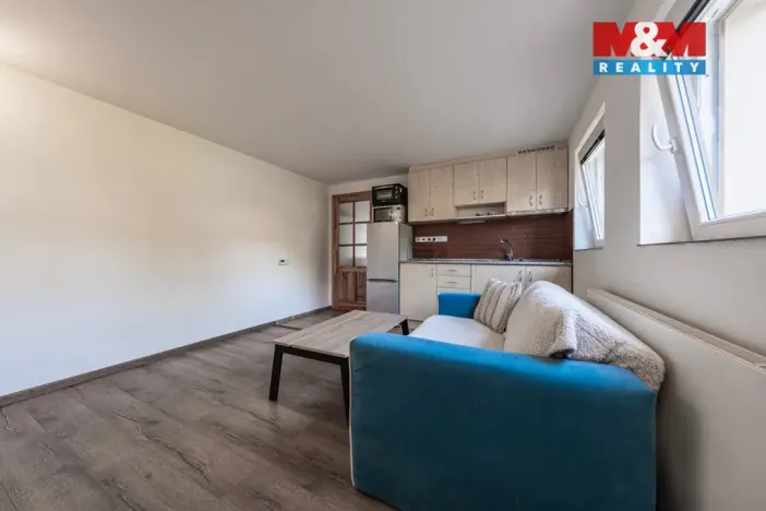 Pronájem bytu 1+kk, Březí, Jana Nepomuckého, 22 m2