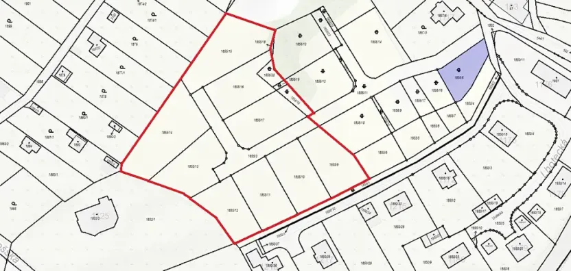 Prodej pozemku pro bydlení, Lovosice, Lhotecká, 9072 m2