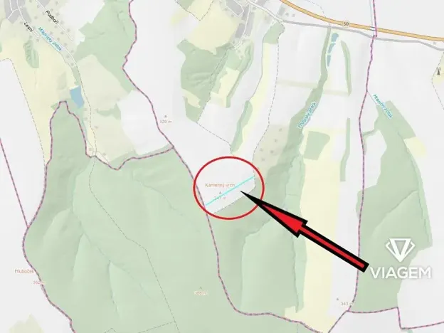 Prodej pole, Podolí, 3478 m2