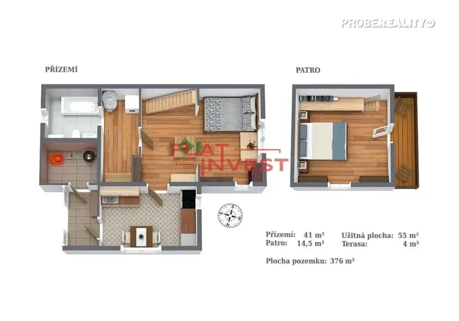 Prodej chaty, Vráž, Na Lesích, 60 m2