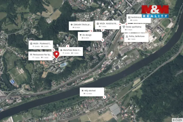 Pronájem bytu 1+1, Ústí nad Labem - Krásné Březno, Rozcestí, 41 m2
