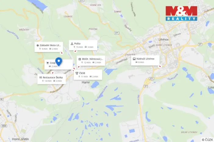 Pronájem bytu 4+1, Litvínov - Janov, Luční, 82 m2