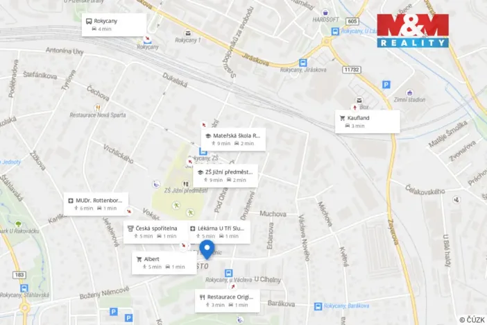 Prodej bytu 2+1, Rokycany - Nové Město, Boženy Němcové, 68 m2