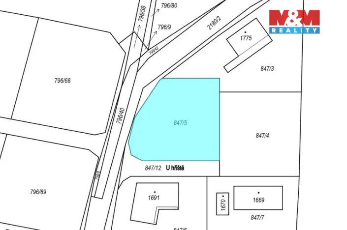 Prodej pozemku pro bydlení, Lišov, 820 m2