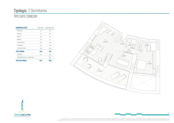 Prodej bytu 3+kk, Benidorm, Španělsko, 124 m2