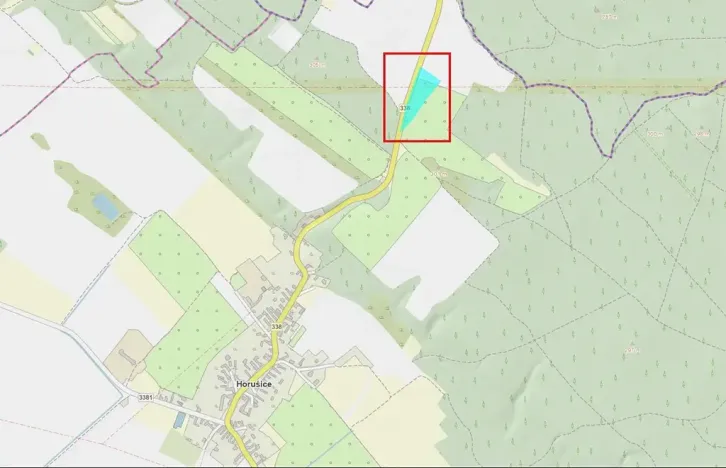 Prodej louky, Horušice, 11014 m2