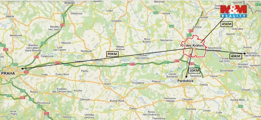 Pronájem bytu 3+kk, Hradec Králové - Pražské Předměstí, Albertova, 60 m2