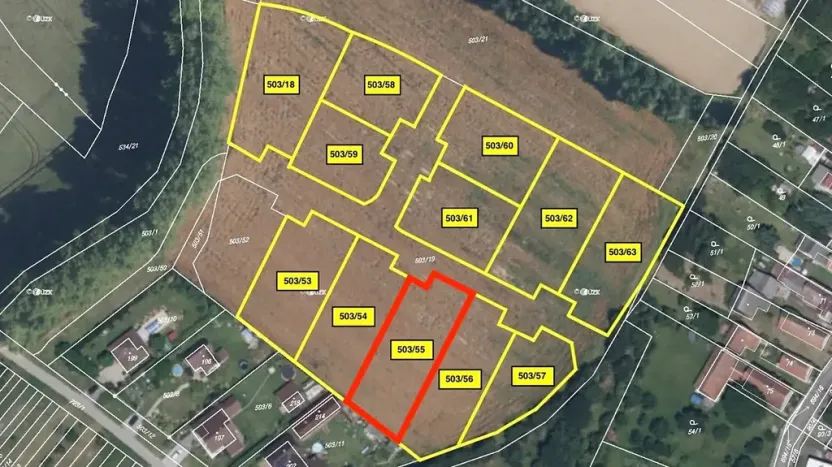 Prodej pozemku pro bydlení, Sobčice, 1288 m2