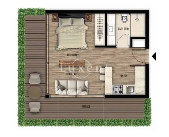 Prodej bytu 1+kk, Taqah, Omán, 56 m2
