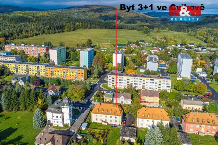 Prodej bytu 3+1, Cvikov - Cvikov II, Komenského, 48 m2