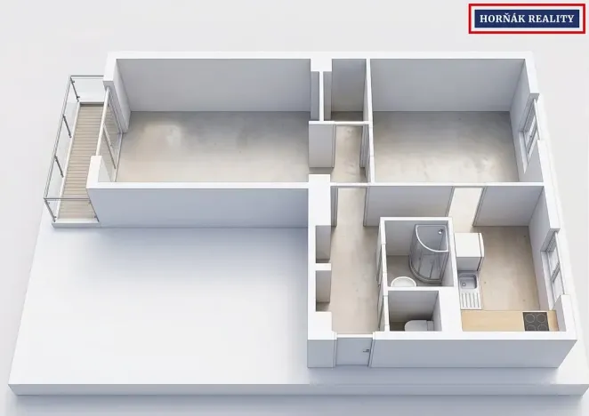 Prodej bytu 2+1, Brno, Výstavní, 54 m2