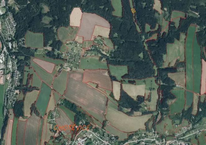 Prodej pole, Chotěvice, 2083 m2