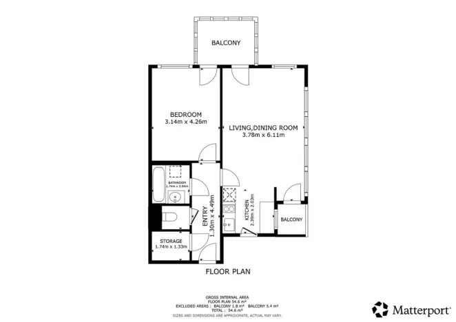 Prodej bytu 2+kk, Praha - Michle, V dolině, 51 m2