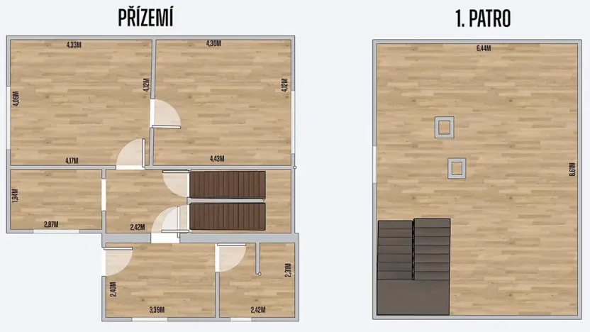 Prodej rodinného domu, Krupá, 55 m2
