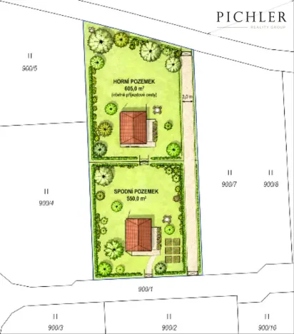 Prodej zahrady, Františkovy Lázně, 550 m2