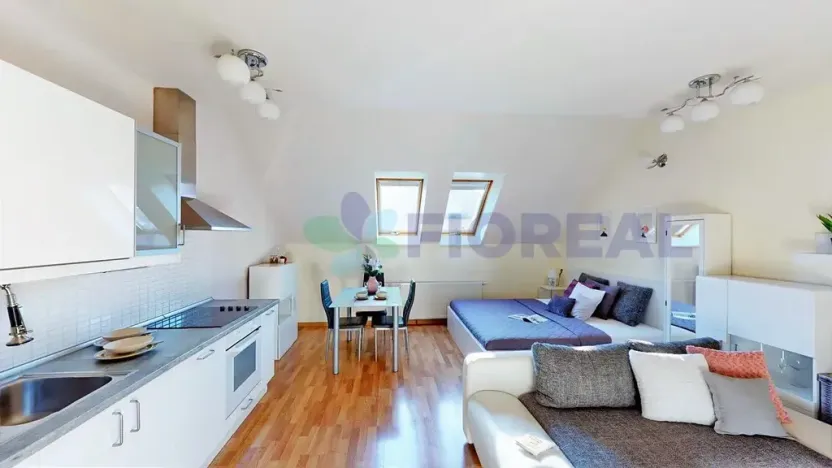 Pronájem bytu 1+kk, Praha - Vinohrady, Lublaňská, 41 m2