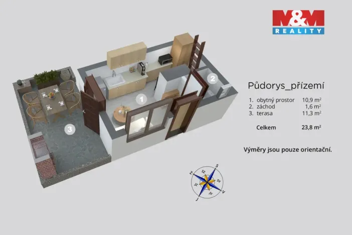 Prodej chaty, Jirkov, Telčské údolí, 25 m2