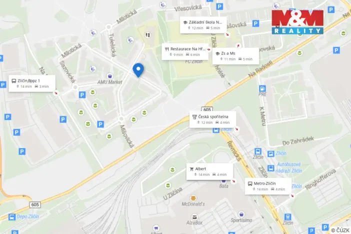 Prodej bytu 2+kk, Praha, Sazovická, 47 m2