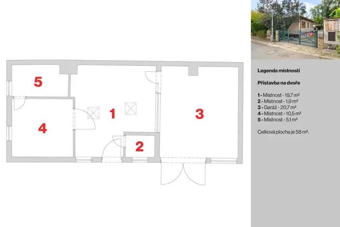Prodej rodinného domu, Praha - Zbraslav, Nebeského, 207 m2
