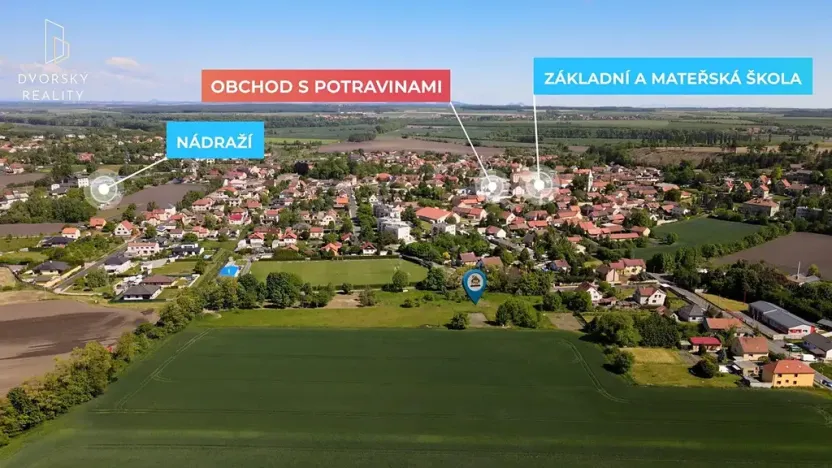 Prodej pozemku pro bydlení, Všetaty, 906 m2