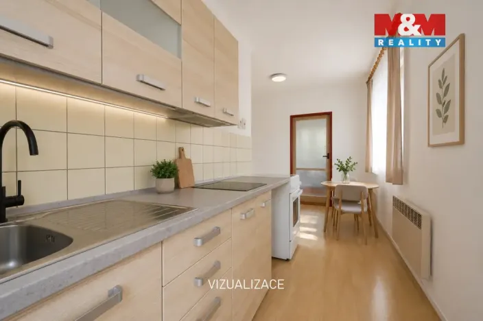 Prodej bytu 3+1, Černovice, Tyršova, 64 m2