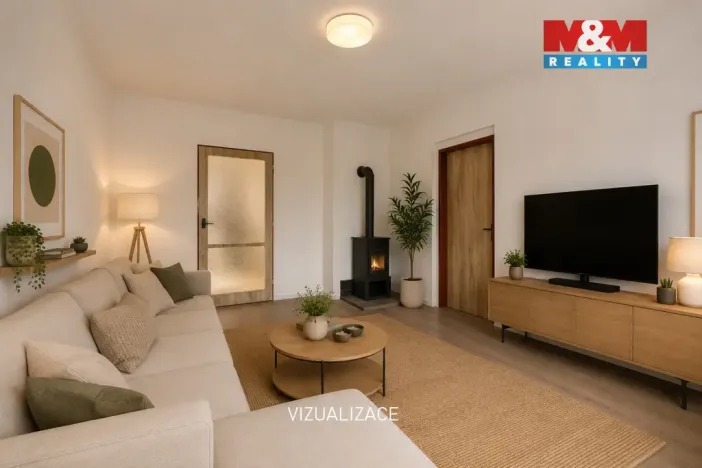 Prodej bytu 3+1, Černovice, Tyršova, 64 m2