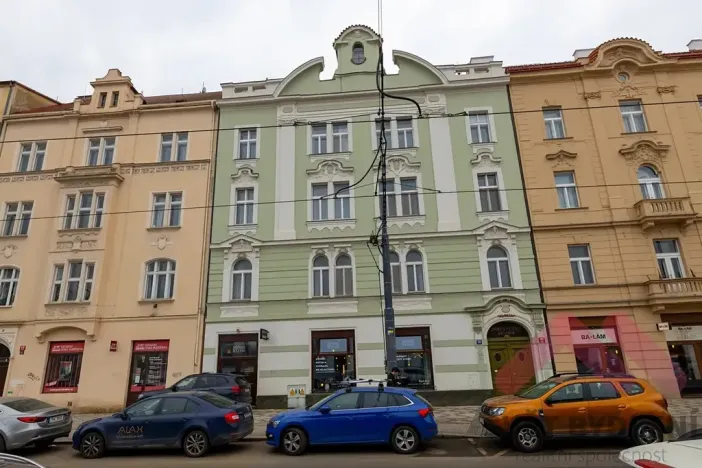 Pronájem bytu 2+kk, Praha - Karlín, Sokolovská, 47 m2