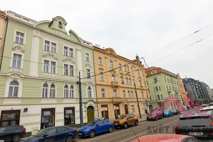 Pronájem bytu 2+kk, Praha - Karlín, Sokolovská, 47 m2