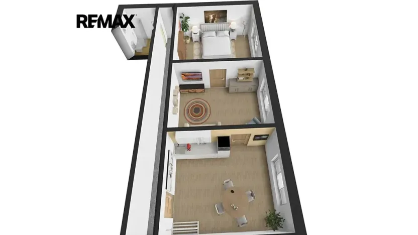 Pronájem bytu 2+1, Česká Kamenice, Dvořákova, 59 m2
