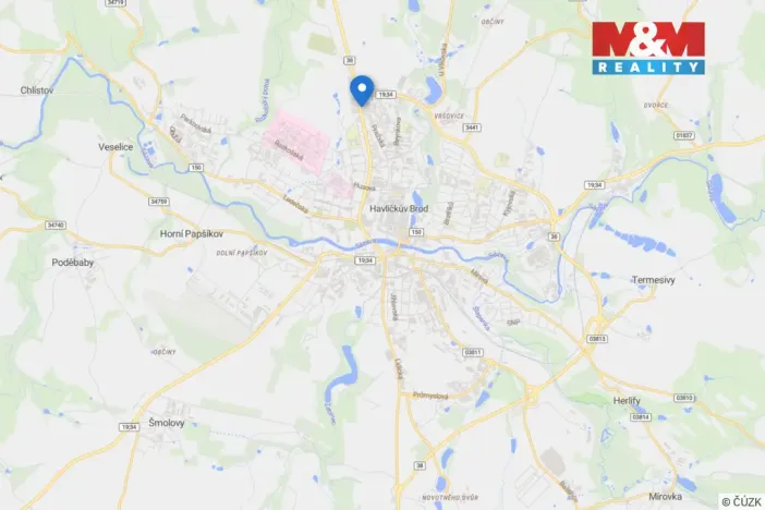 Pronájem bytu 2+1, Havlíčkův Brod, Sídliště Pražská, 50 m2