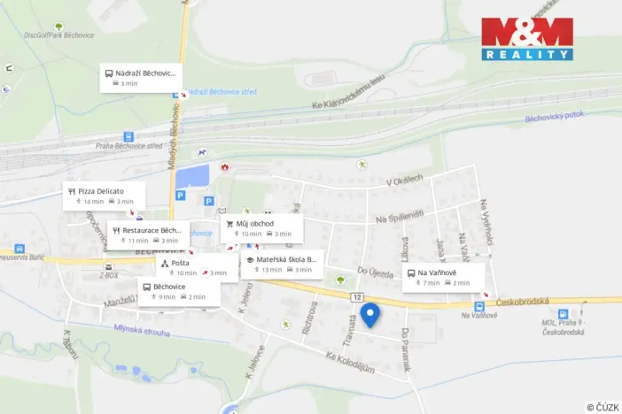 Pronájem bytu 3+kk, Praha - Běchovice, Antonína Hodného, 100 m2