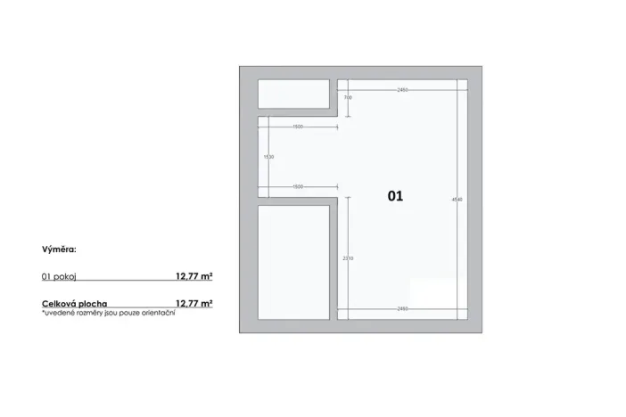 Prodej bytu 1+kk, Praha - Bohnice, V Zámcích, 35 m2